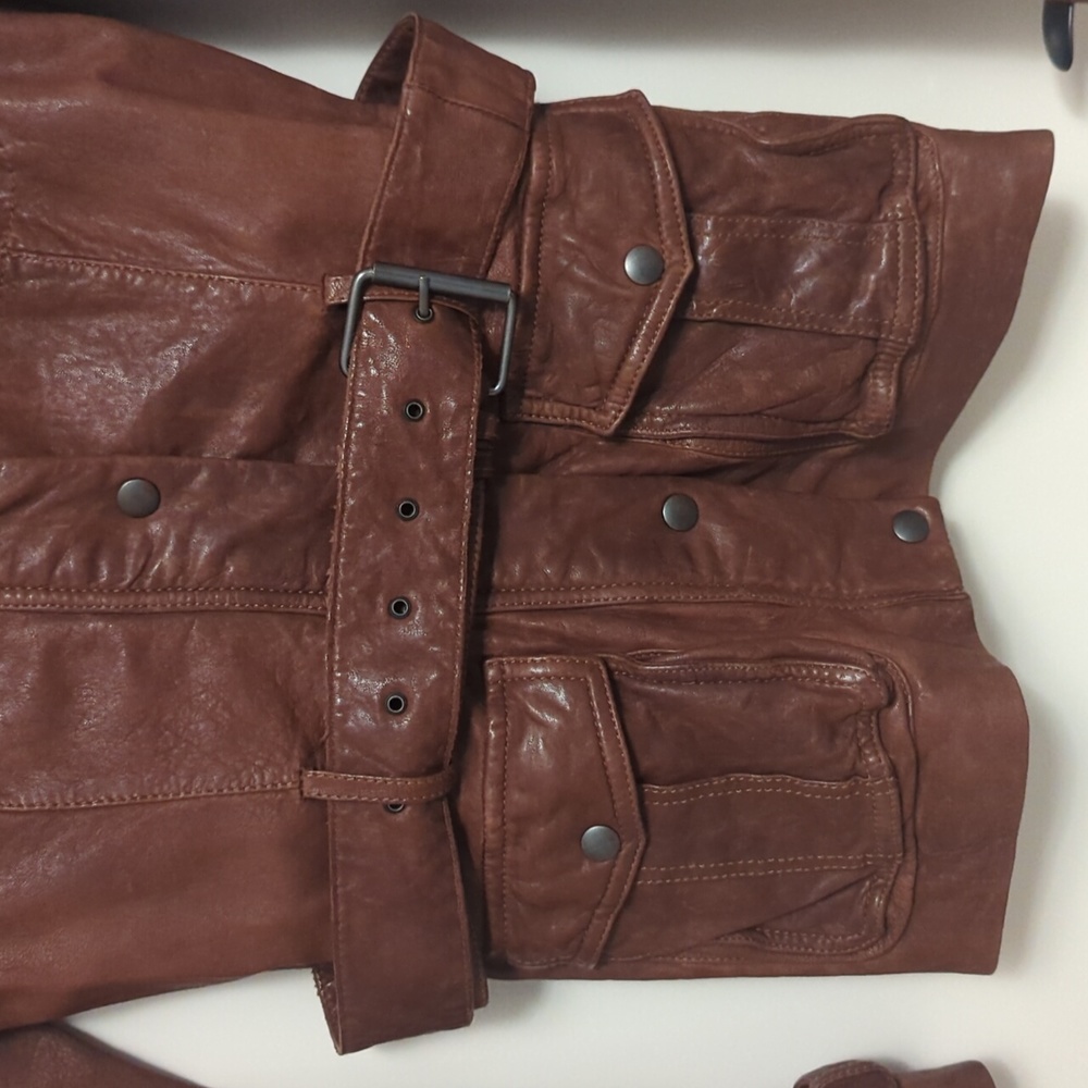 Peruvian Connection Brown Leather Jacket - image 6